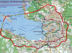 Вторая очередь строительства кольцевой автодороги вокруг Санкт-Петербурга на участке от Московского шоссе до Таллинского шоссе